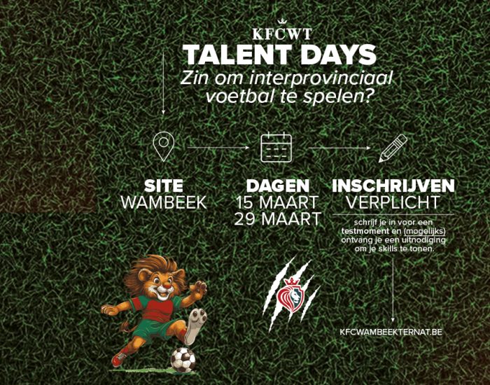 Zin om interprovinciaal voetbal te spelen?
